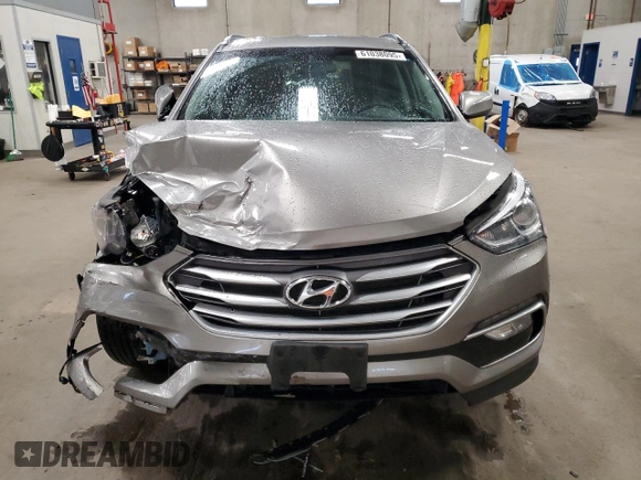 2018 Hyundai Santa Fe 2.4L with VIN 5NMZUDLB5JH096340, listed as a Copart auction lot 61038095 with 114,993 mi miles and Salvage title. Bid and sale history available at DreamBid. Image 5.