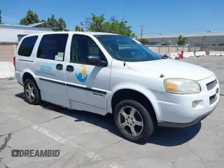 2006 Chevrolet Uplander LS Fleet with VIN 1GBDV13L96D248199, listed as a IAAI auction lot 42157927 with 92,514 mi miles. Bid and sale history available at carsss.com. Image 1.