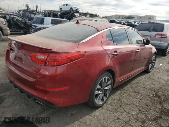 2015 Kia Optima SX z VIN 5XXGR4A73FG517727, wystawiony jako Copart lot #87315374 z przebiegiem 140 257 mil mil oraz Szkoda całkowita • Salvage title. Historia ofert i sprzedaży dostępna na DreamBid. Obrazek 3.