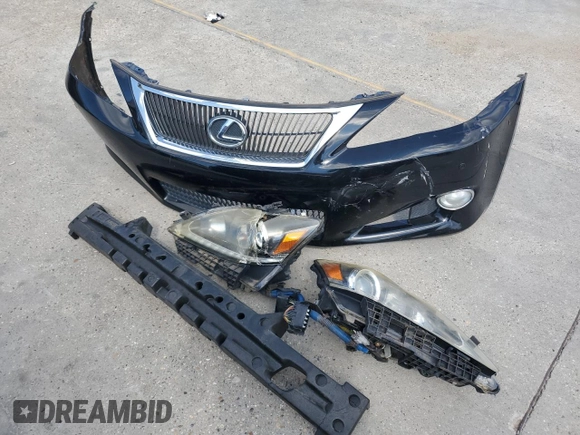 2013 Lexus IS 250 C with VIN JTHFF2C25D2527638, listed as a Copart auction lot 55654335 with 98,127 mi miles and Salvage title. Bid and sale history available at DreamBid. Image 12.