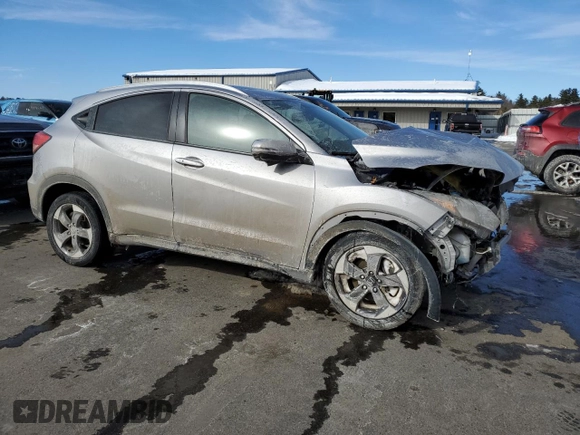 2018 Honda HR-V EX-L with VIN 3CZRU6H71JM722294, listed as a Copart auction lot 46113695 with 85,728 mi miles and Salvage Title. Bid and sale history available at DreamBid. Image 4.