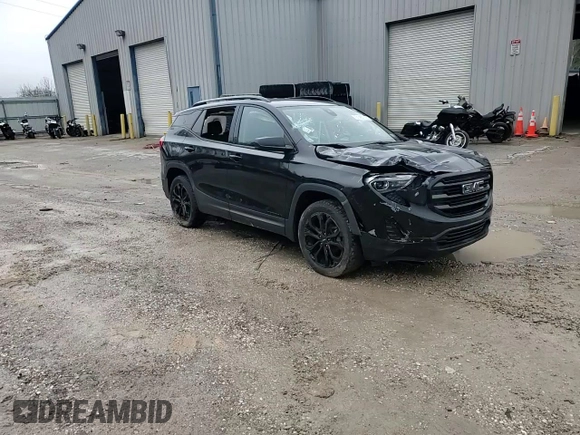 2020 GMC Terrain SLE with VIN 3GKALTEV5LL123032, listed as a Copart auction lot 51480765 with Not Provided miles and Salvage Title. Bid and sale history available at DreamBid. Image 12.
