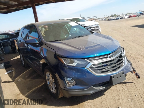 2020 Chevrolet Equinox LT with VIN 3GNAXKEV8LL227287, listed as a IAAI auction lot 41549912 with 27,855 mi miles and . Bid and sale history available at carsss.com. Image 1.