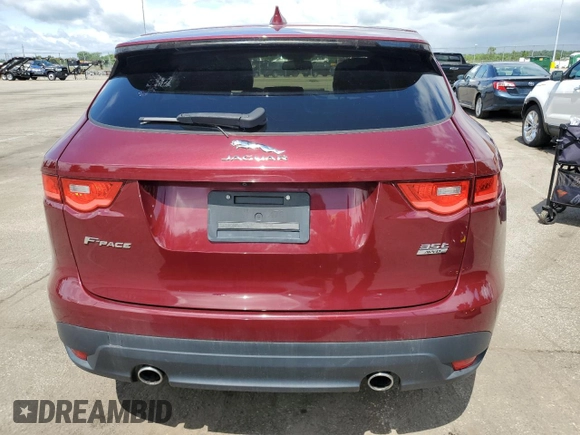 2017 Jaguar F-Pace 35t with VIN SADCS2BV4HA051328, listed as a Copart auction lot 61606355 with Not provided miles and Clean title. Bid and sale history available at DreamBid. Image 6.