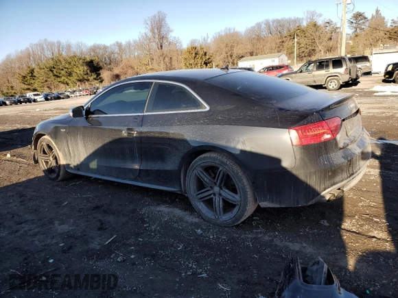 2014 Audi S5 Premium Plus with VIN WAUCGAFR8EA069098, listed as a Copart auction lot 42747945 with 90,719 mi miles and Salvage Title. Bid and sale history available at carsss.com. Image 2.