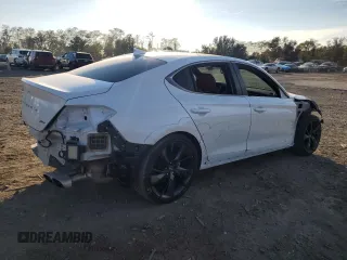 2023 Genesis G70 2.0T with VIN KMTG34TA1PU134120, listed as a Copart auction lot 77657374 with 12,024 mi miles and Salvage Title. Bid and sale history available at DreamBid. Image 3.