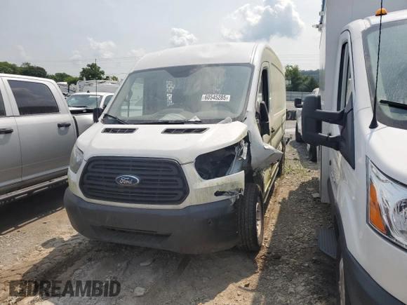 2019 Ford Transit with VIN 1FTYE2CM5KKB67895, listed as a Copart auction lot 60545285 with 91,033 mi miles and Clean title. Bid and sale history available at DreamBid. Image 1.
