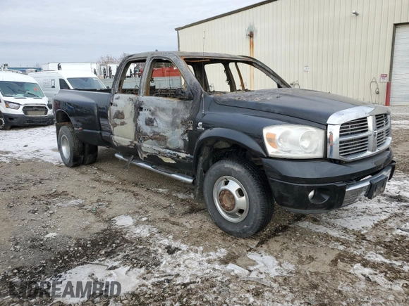 2007 Dodge 3500 SLT with VIN 3D7MX48A57G784320, listed as a Copart auction lot 42207525 with Not provided miles and Non repairable. Bid and sale history available at DreamBid. Image 4.