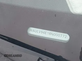 2008 Audi A8 z VIN WAULV94E18N000772, wystawiony jako IAAI lot #42210393 z przebiegiem 147 026 mil mil oraz . Historia ofert i sprzedaży dostępna na DreamBid. Obrazek 9.