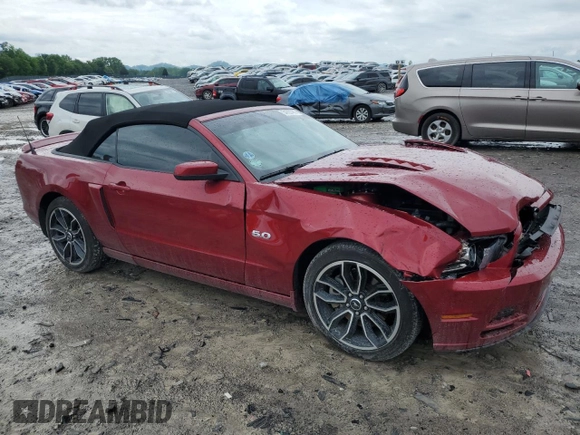 2014 Ford Mustang GT with VIN 1ZVBP8FF4E5255787, listed as a Copart auction lot 54500785 with 67,702 mi miles and Salvage title. Bid and sale history available at DreamBid. Image 4.