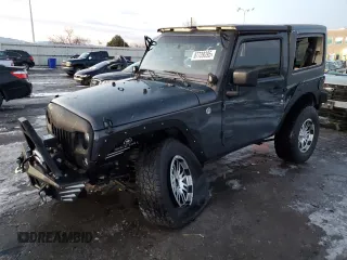 2017 Jeep Wrangler Willys Wheeler with VIN 1C4AJWAG6HL567730, listed as a Copart auction lot 87739395 with 46,286 mi miles and Salvage Title. Bid and sale history available at DreamBid. Image 1.