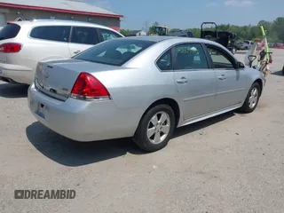 2011 Chevrolet Impala LT Fleet with VIN 2G1WG5EK8B1315819, listed as a IAAI auction lot 42503325 with 128,900 mi miles and . Bid and sale history available at DreamBid. Image 4.
