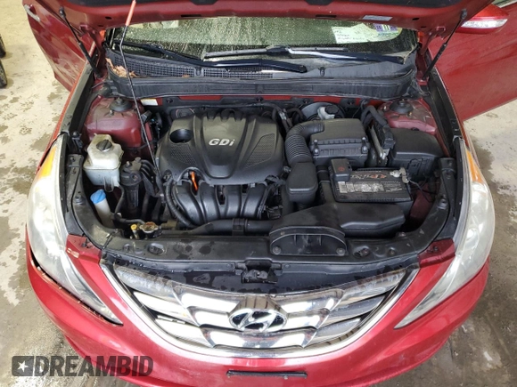 2013 Hyundai Sonata Limited with VIN 5NPEC4AC1DH626369, listed as a Copart auction lot 52663825 with 133,264 mi miles and Salvage Title. Bid and sale history available at carsss.com. Image 12.