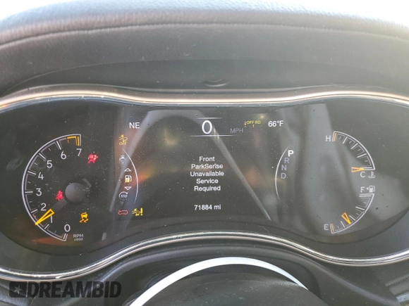 2017 Jeep Grand Cherokee Overland with VIN 1C4RJFCG4HC865483, listed as a Copart auction lot 43138375 with 71,884 mi miles and Salvage Title. Bid and sale history available at carsss.com. Image 9.