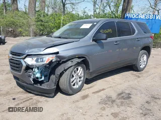 2020 Chevrolet Traverse LS with VIN 1GNERFKW0LJ262283, listed as a IAAI auction lot 42106293 with 52,934 mi miles and . Bid and sale history available at DreamBid. Image 18.