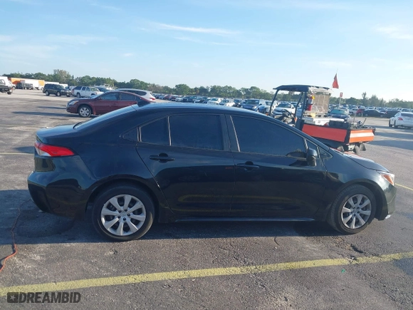 2022 Toyota Corolla LE with VIN JTDEPMAE1NJ206769, listed as a IAAI auction lot 41875080 with 37,576 mi miles. Bid and sale history available at carsss.com. Image 13.