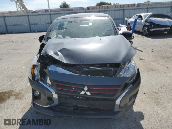 2024 Mitsubishi Mirage Black Edition with VIN ML32AWHJ5RH003144, listed as a Copart auction lot 63340375 with 80,712 mi miles and Salvage title. Bid and sale history available at DreamBid. Image 5.