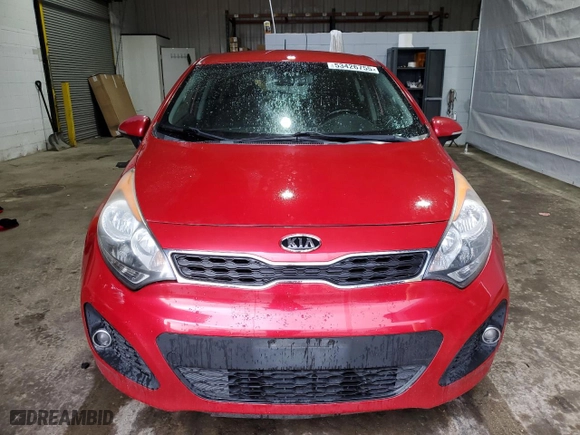 2014 Kia Rio SX with VIN KNADN5A38E6406165, listed as a Copart auction lot 53426755 with 94,374 mi miles and Clean Title. Bid and sale history available at carsss.com. Image 5.