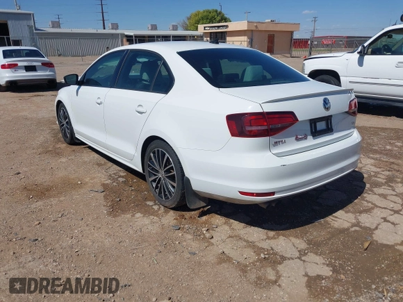 2016 Volkswagen Jetta Sport with VIN 3VWD17AJXGM343871, listed as a IAAI auction lot 42297518 with 151,524 mi miles and . Bid and sale history available at DreamBid. Image 3.