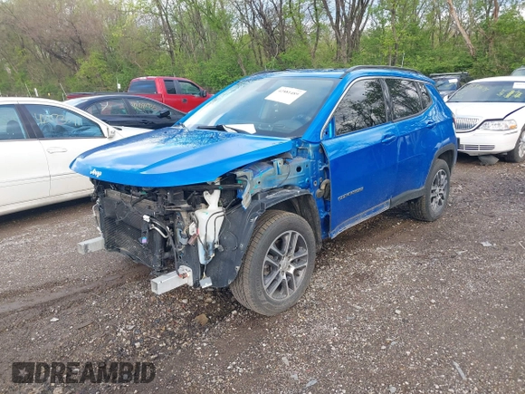 2017 Jeep Compass Latitude z VIN 3C4NJDBB3HT651274, wystawiony jako IAAI lot #42081489 z przebiegiem 127 276 mil mil oraz . Historia ofert i sprzedaży dostępna na DreamBid. Obrazek 18.