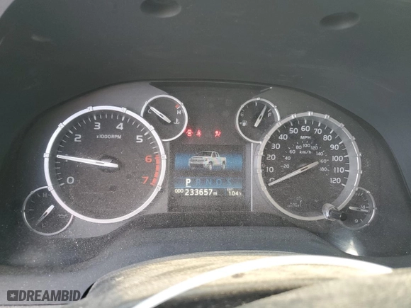 2016 Toyota Tundra 2WD Truck SR5 with VIN 5TFRW5F12GX207090, listed as a Copart auction lot 73683594 with 233,657 mi miles and Salvage Title. Bid and sale history available at carsss.com. Image 9.