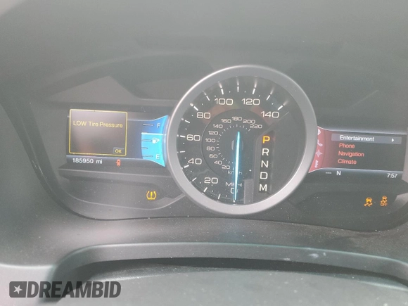 2013 Ford Explorer XLT with VIN 1FM5K8D83DGC47553, listed as a Copart auction lot 52774645 with 185,950 mi miles and Salvage Title. Bid and sale history available at carsss.com. Image 9.