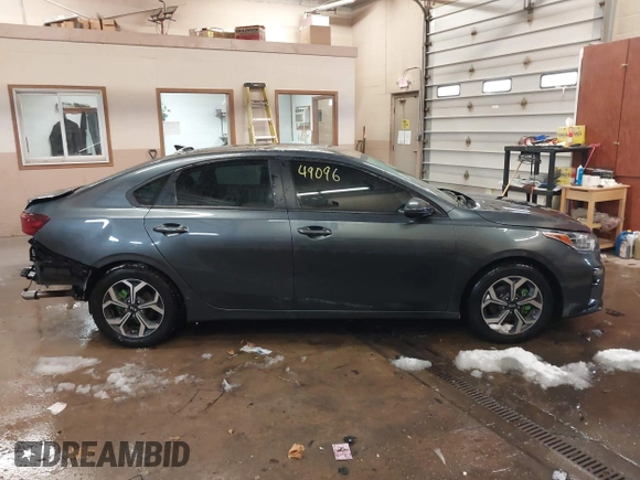 2020 Kia Forte LXS with VIN 3KPF24AD8LE187349, listed as a IAAI auction lot 41549096 with 57,191 mi miles and . Bid and sale history available at carsss.com. Image 14.