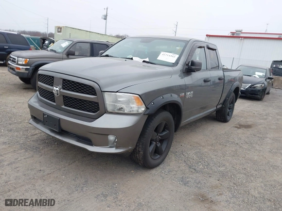2013 Ram 1500 Tradesman with VIN 1C6RR7FTXDS591866, listed as a IAAI auction lot 41714303 with 1 mi miles. Bid and sale history available at carsss.com. Image 2.