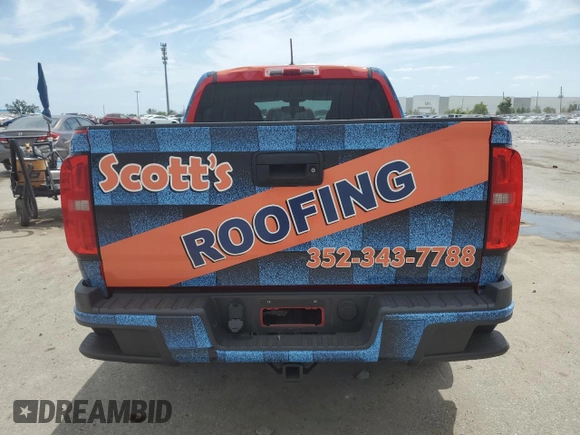 2019 Chevrolet Colorado 2WD Work Truck z VIN 1GCGSBENXK1157749, wystawiony jako Copart lot #54354435 z przebiegiem 91 088 mil mil oraz Nie do naprawy • Non repairable. Historia ofert i sprzedaży dostępna na DreamBid. Obrazek 6.