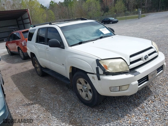 2004 Toyota 4Runner SR5 with VIN JTEZU14R940025085, listed as a IAAI auction lot 41767362 with 250,600 mi miles. Bid and sale history available at carsss.com. Image 1.