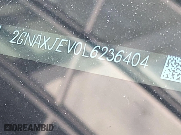 2020 Chevrolet Equinox LT with VIN 2GNAXJEV0L6236404, listed as a IAAI auction lot 42619695 with 77,124 mi miles and . Bid and sale history available at DreamBid. Image 15.