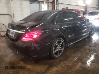 2017 Mercedes-Benz C 43 AMG with VIN 55SWF6EB3HU223800, listed as a Copart auction lot 42939435 with 102,460 mi miles and Salvage Title. Bid and sale history available at DreamBid. Image 3.