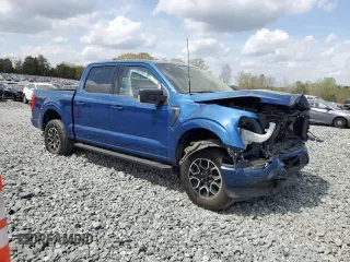 2022 Ford F-150 XL with VIN 1FTFW1E82NFB84178, listed as a Copart auction lot 52036065 with 18,382 mi miles and Salvage Title. Bid and sale history available at DreamBid. Image 4.