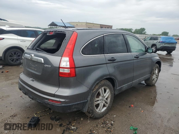 2010 Honda CR-V EX z VIN 5J6RE4H5XAL015745, wystawiony jako Copart lot #56214765 z przebiegiem 246 500 mil mil oraz Szkoda całkowita • Salvage title. Historia ofert i sprzedaży dostępna na DreamBid. Obrazek 3.
