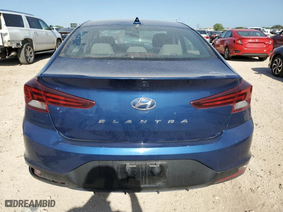 2020 Hyundai Elantra SEL with VIN 5NPD84LF4LH541612, listed as a Copart auction lot 52704395 with 85,949 mi miles and Salvage Title. Bid and sale history available at carsss.com. Image 6.