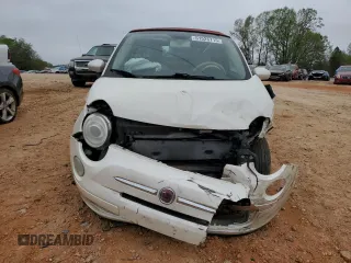 2012 FIAT 500 Pop with VIN 3C3CFFDR3CT127070, listed as a Copart auction lot 51525715 with 98,754 mi miles and Salvage Title. Bid and sale history available at carsss.com. Image 5.