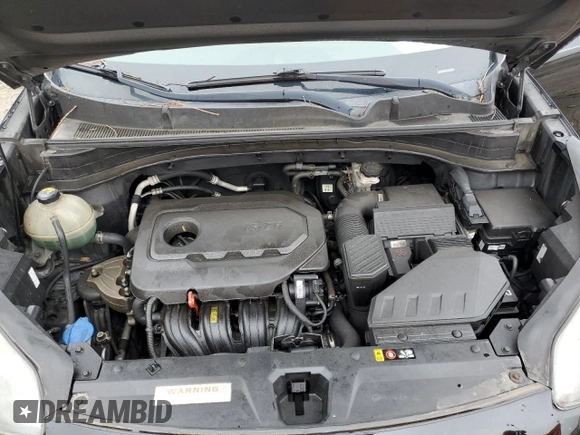 2017 Kia Sportage EX with VIN KNDPNCAC7H7151575, listed as a Copart auction lot 55811405 with 185,728 mi miles and Salvage title. Bid and sale history available at DreamBid. Image 12.
