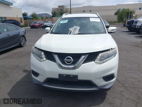 2016 Nissan Rogue S with VIN KNMAT2MT0GP643459, listed as a IAAI auction lot 41916602 with 137,687 mi miles and . Bid and sale history available at DreamBid. Image 12.