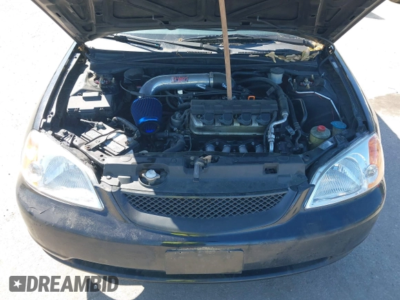 2003 Honda Civic LX with VIN 1HGES16583L035074, listed as a IAAI auction lot 42147321 with 175,364 mi miles. Bid and sale history available at carsss.com. Image 10.