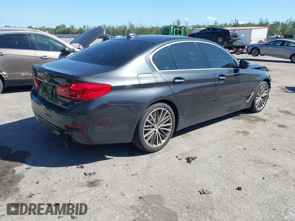 2018 BMW 5 Series 530i with VIN WBAJA5C51JWA39202, listed as a IAAI auction lot 41741069 with 89,972 mi miles and . Bid and sale history available at DreamBid. Image 4.