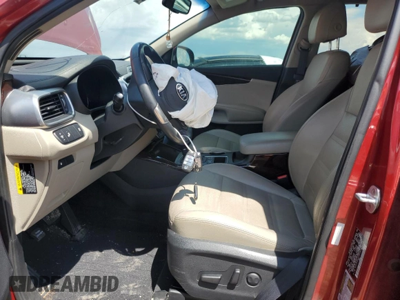 2017 Kia Sorento EX with VIN 5XYPH4A59HG229128, listed as a Copart auction lot 55182295 with 129,190 mi miles and Salvage title. Bid and sale history available at DreamBid. Image 7.