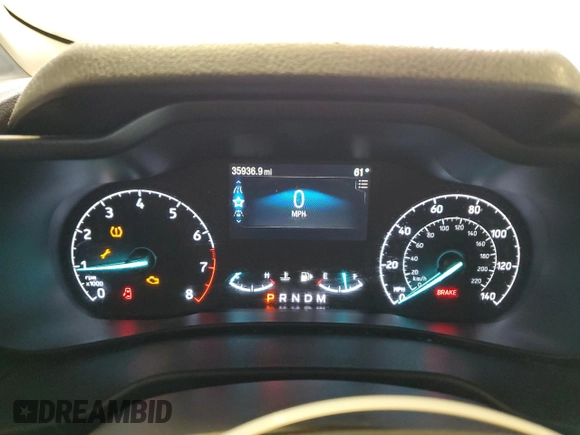 2022 Ford Transit Connect XLT with VIN NM0GS9F29N1534635, listed as a Copart auction lot 47667655 with 35,936 mi miles and Clean title. Bid and sale history available at DreamBid. Image 9.