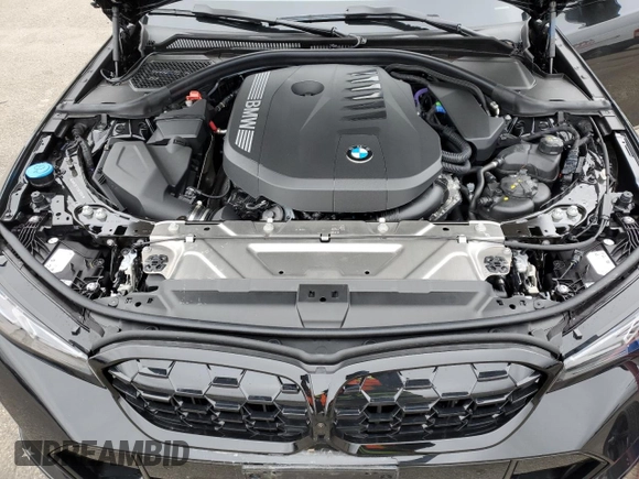 2025 BMW 3 Series M340i xDrive with VIN 3MW69FT01S8F00060, listed as a Copart auction lot 84993644 with Not Provided miles and Salvage Title. Bid and sale history available at carsss.com. Image 12.