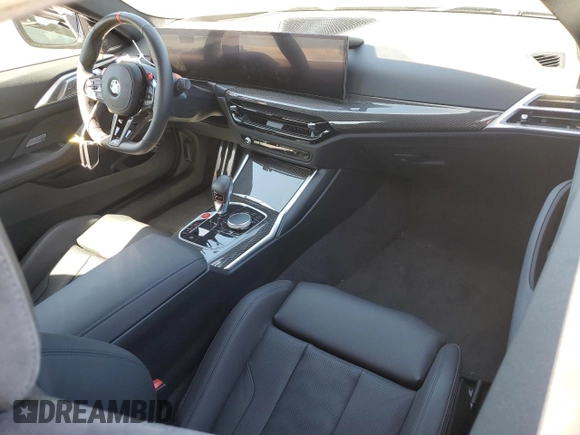 2025 BMW M4 Competition xDrive with VIN WBS33HK09SCS26841, listed as a Copart auction lot 67757404 with 0 mi miles and Salvage Title. Bid and sale history available at carsss.com. Image 8.