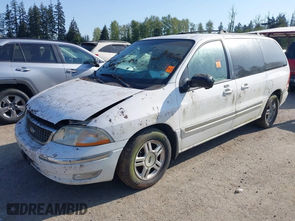 2002 Ford Windstar SE with VIN 2FMZA52452BA97162, listed as a IAAI auction lot 42090397 with 144,601 mi miles and . Bid and sale history available at carsss.com. Image 2.