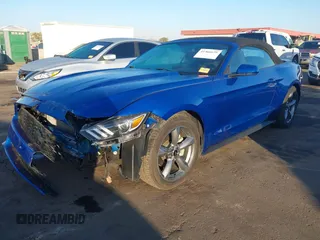 2017 Ford Mustang V6 with VIN 1FATP8EM7H5230609, listed as a IAAI auction lot 41466675 with 25,841 mi miles and . Bid and sale history available at carsss.com. Image 17.