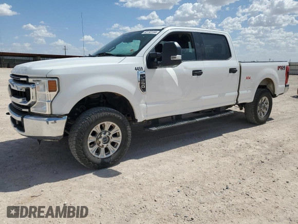 2021 Ford F-250 XL with VIN 1FT7W2B62MEC44459, listed as a Copart auction lot 63193104 with 118,334 mi miles and Salvage title. Bid and sale history available at DreamBid. Image 1.