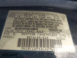 2010 Nissan Versa 1.8 S with VIN 3N1BC1APXAL429610, listed as a IAAI auction lot 41443072 with 152,088 mi miles. Bid and sale history available at carsss.com. Image 9.