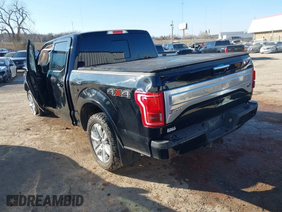 2017 Ford F-150 XL with VIN 1FTEW1EG4HFB89583, listed as a IAAI auction lot 41286207 with 113,374 mi miles. Bid and sale history available at carsss.com. Image 3.