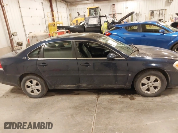 2007 Chevrolet Impala LT with VIN 2G1WT58KX79287778, listed as a IAAI auction lot 41937641 with 160,826 mi miles and . Bid and sale history available at DreamBid. Image 13.